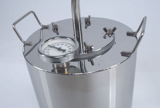 Плоская крышка перегонного куба